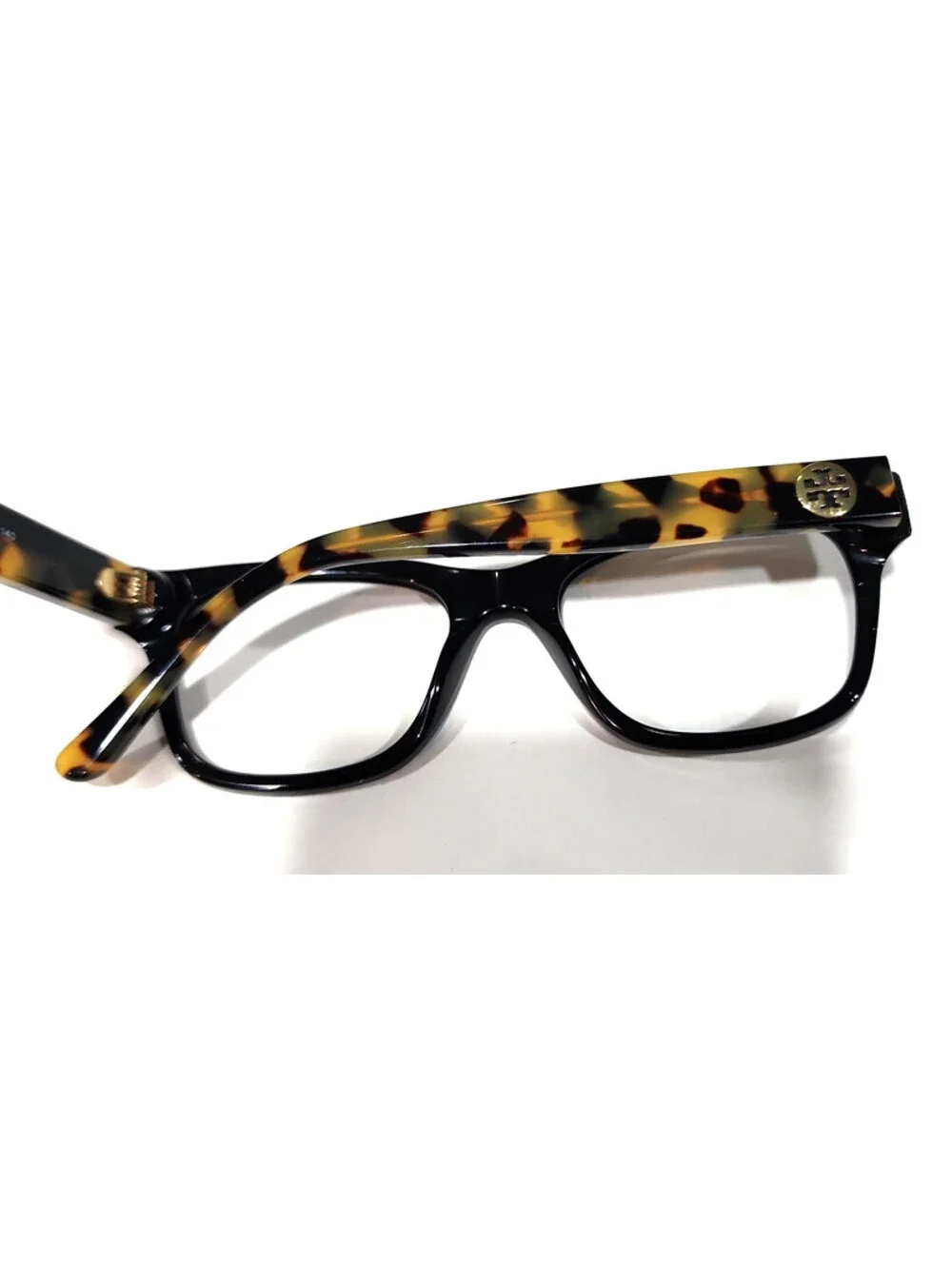 Tory Burch TY2098 1759 Black Tortoise Oval Eyeglasses 48-18 140